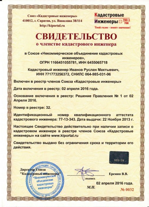 СРО Иванов Р.М.