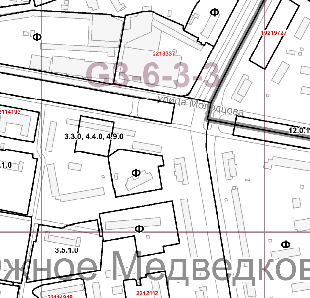 Условные обозначения на картах градостроительного зонирования